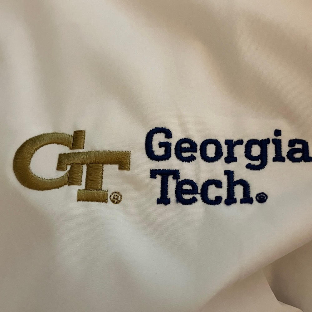 Georgia Tech Embroidered White Jacket